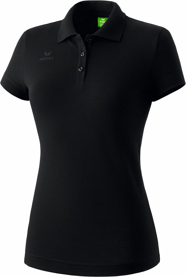 Erima Basic Teamsport Damen Poloshirt schwarz