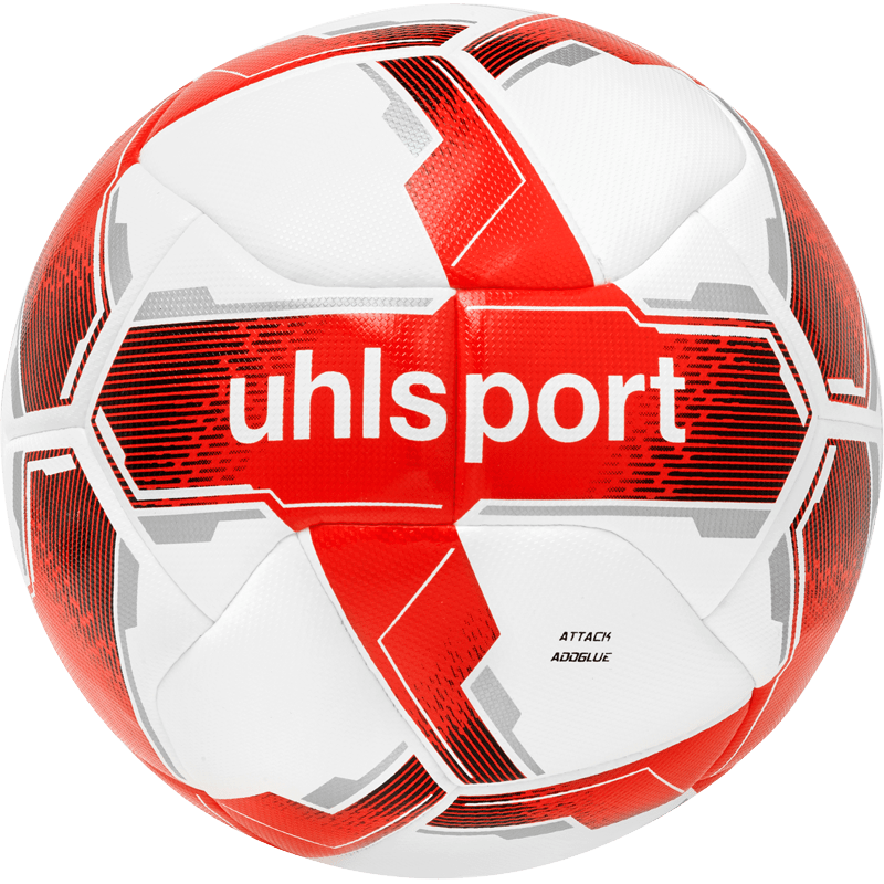 Uhlsport Fußball Attack Addglue weiß/rot/silber