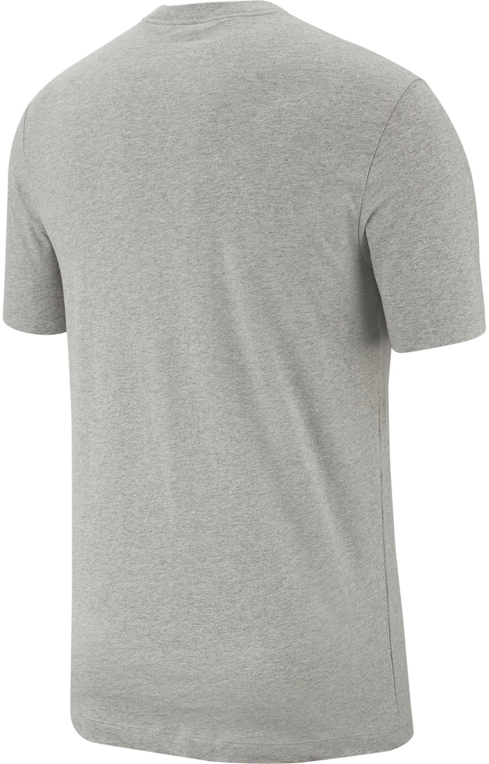 Nike Sportswear Herren Baumwoll T-Shirt grey heather-schwarz