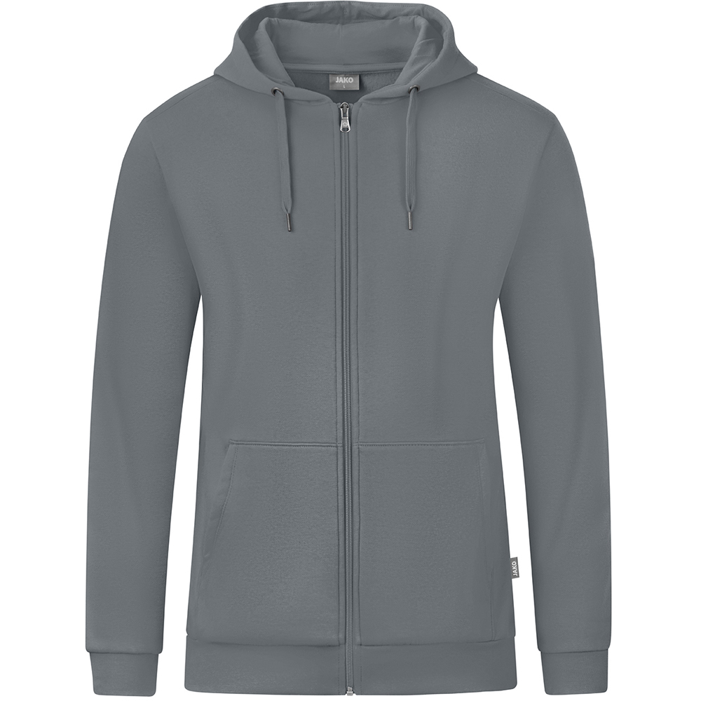 Jako Herren Kapuzenjacke Organic grau