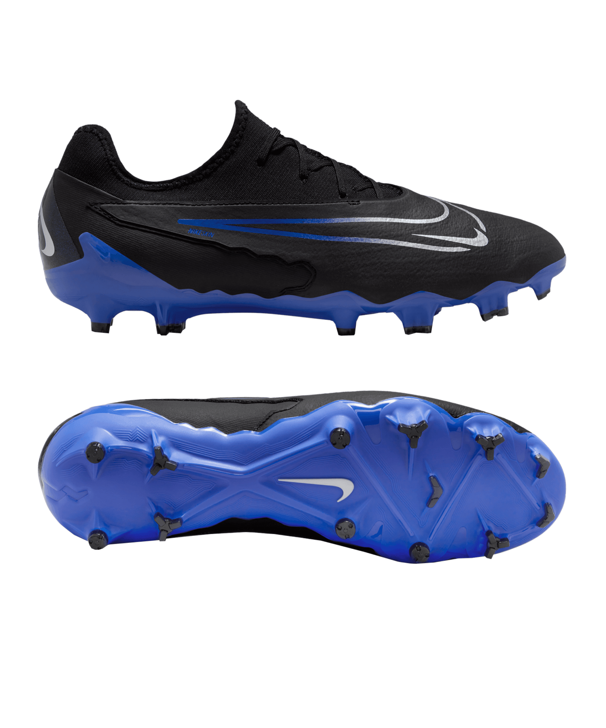 Nike Fußballschuh Phantom GX Pro FG Shadow schwarz silber blau