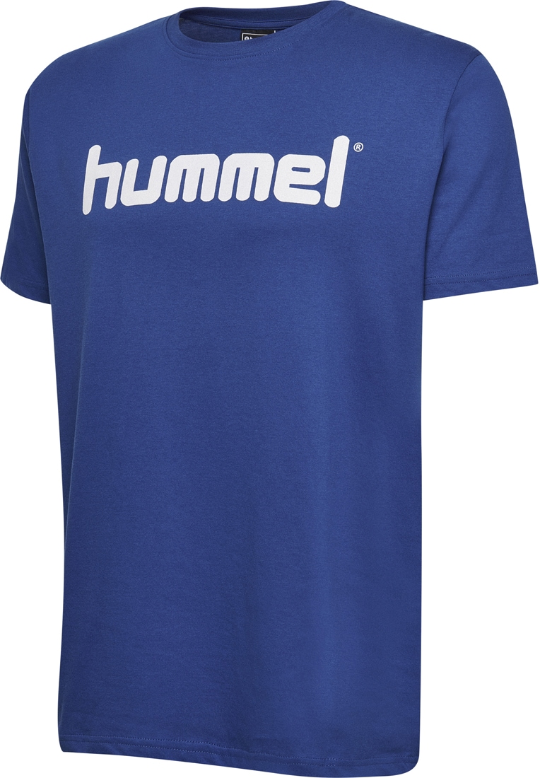 Hummel Cotton T-Shirt Logo Kids Blau