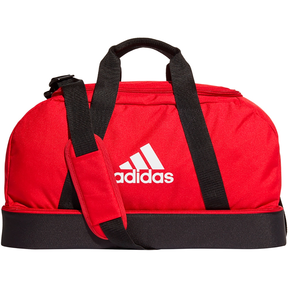 Adidas Trainingstasche mit Bodenfach Tiro S rot-schwarz-weiß