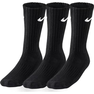 Nike 3er Pack Value Crew Sportsocken schwarz Nike 3er Pack Value Crew Sportsocken schwarz