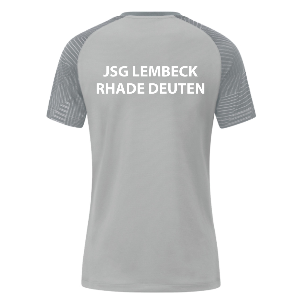 JSG Lembeck Rhade Deuten Performance Damen T-Shirt grau-weiß