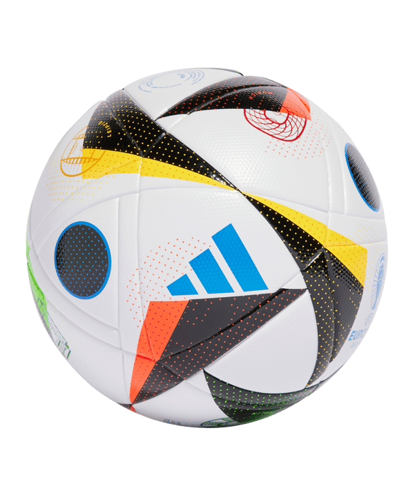 Adidas Fussballliebe League Trainingsball EM 2024 Weiss Schwarz Blau