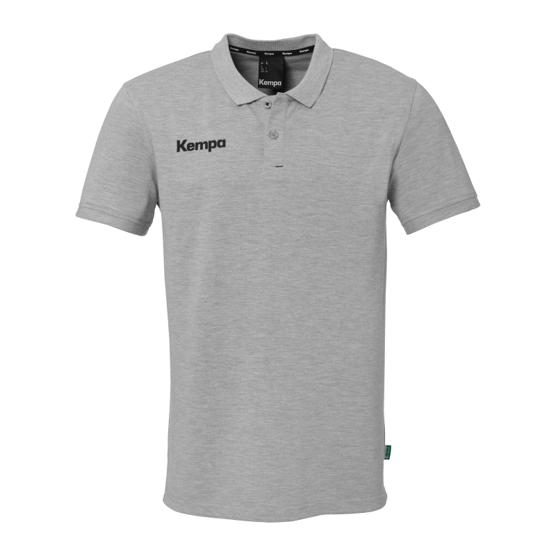 Kempa Prime Polo Shirt Kinder dark grau melange