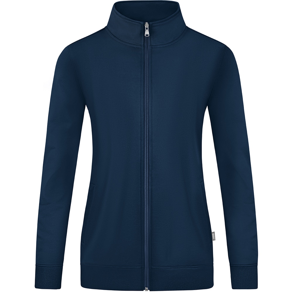 Jako Damen Sweatjacke Doubletex blau