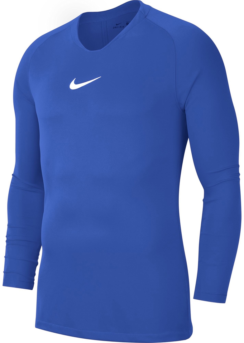 Nike Park First Layer Langarm Shirt royal blue-weiß