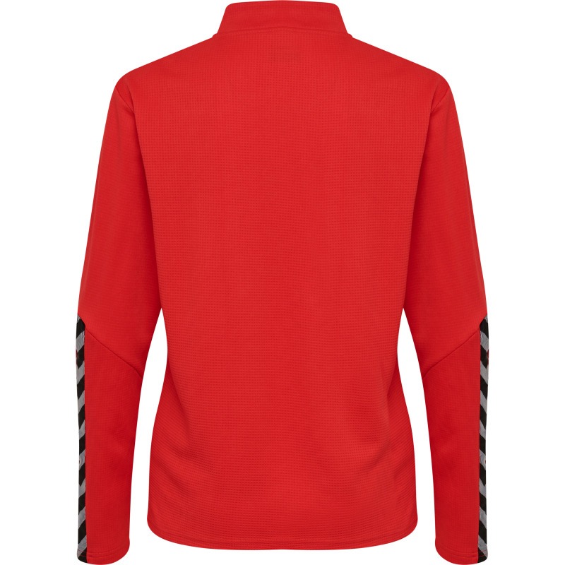 Hummel Hmlauthentic 24 Half Zip Sweatshirt Woman true red