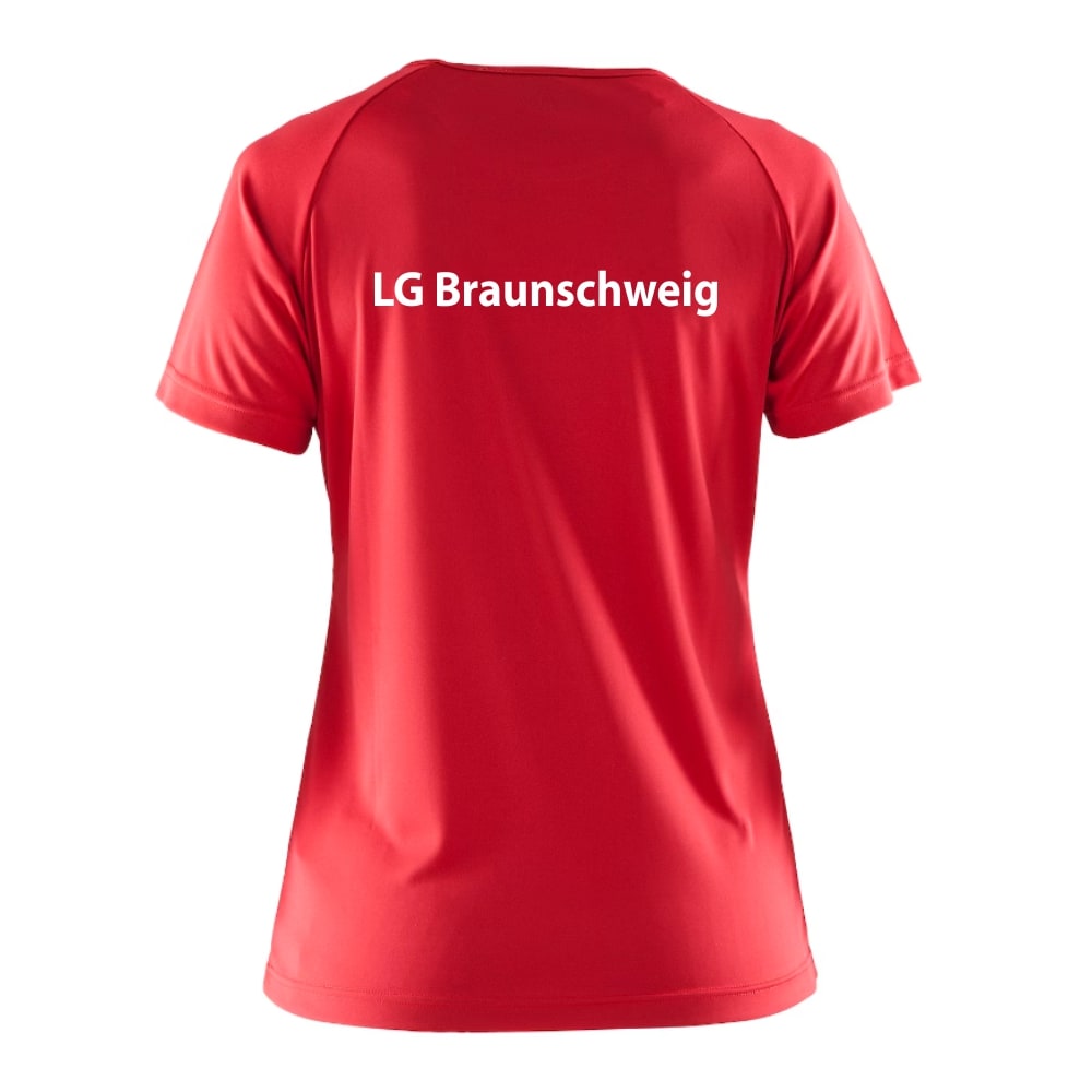 LG Braunschweig Craft Damen Rush T-Shirt rot