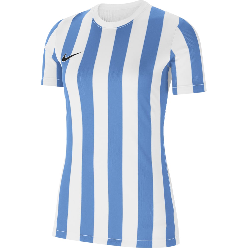 Nike Damen Kurzarm Trikot Striped Division IV weiß-blau