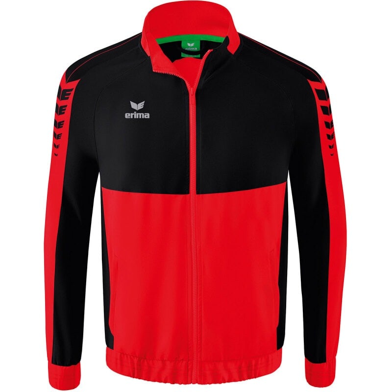 Erima Herren Präsentationsjacke Six Wings rot-schwarz