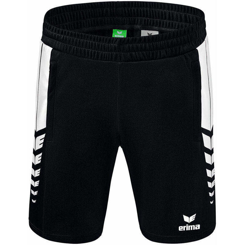 Erima Kinder Training Shorts Six Wings schwarz-weiß