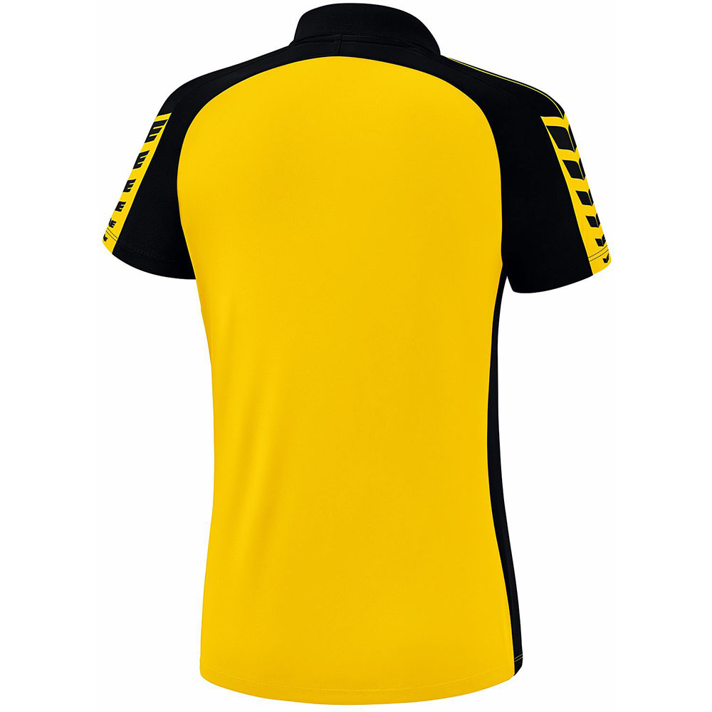 Erima Damen Polo Shirt Six Wings gelb-schwarz