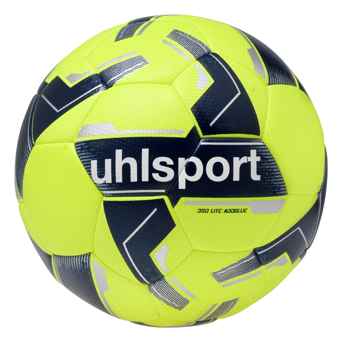 uhlsport Fußball 350 Lite Addglue fluo gelb/marine/silber