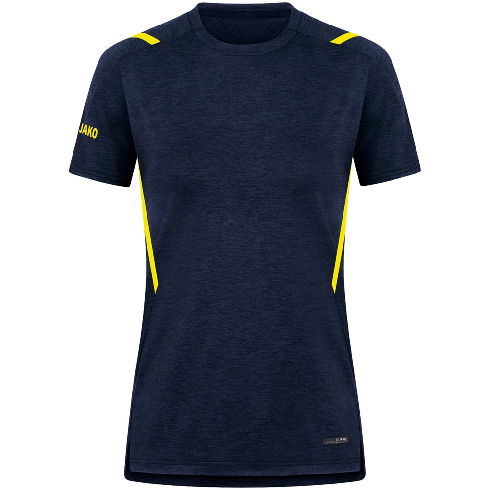 Jako Damen T-Shirt Challenge blau-gelb