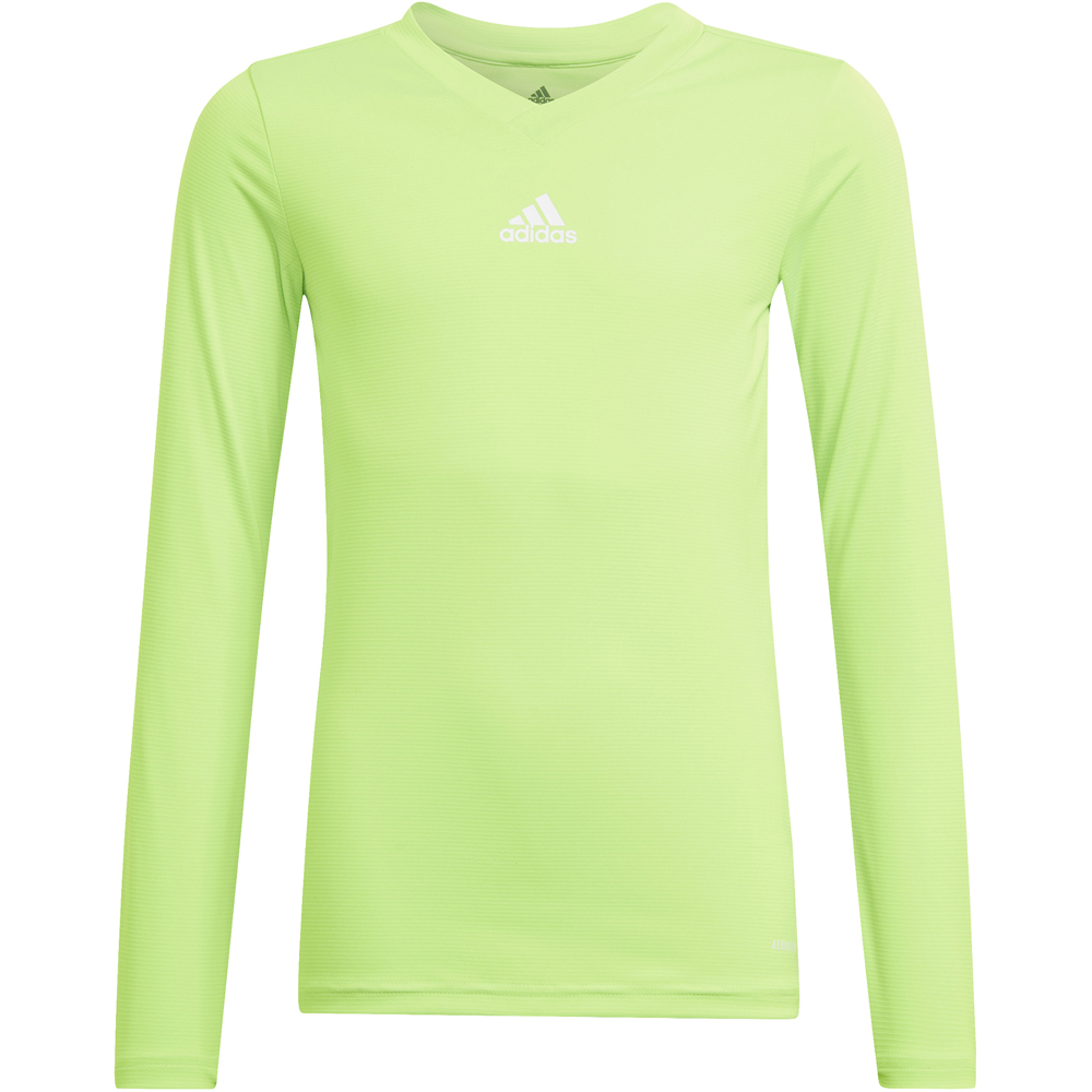 Adidas Kinder Langarm Base Shirt Team grün