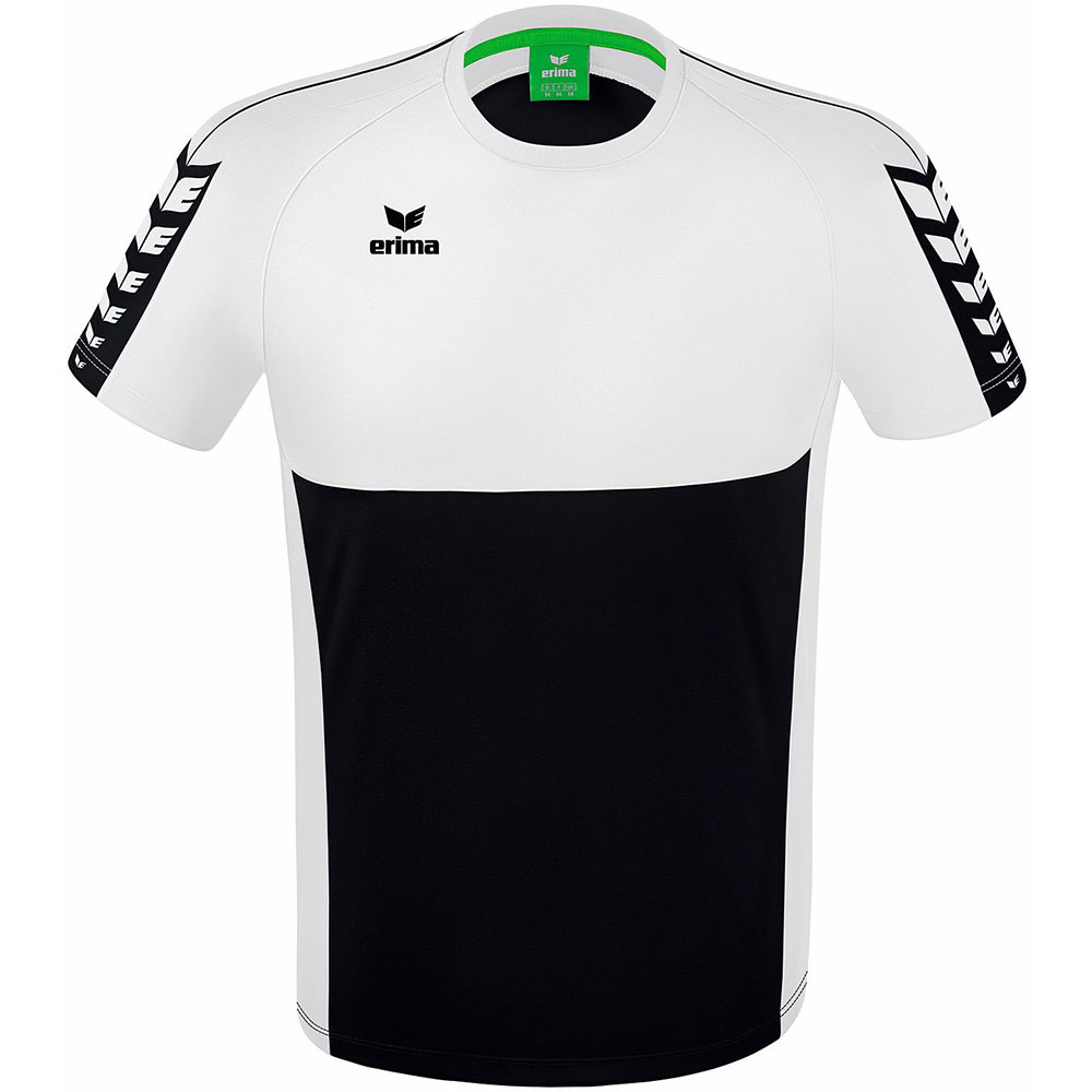 Erima Herren T-Shirt Six Wings schwarz-weiß