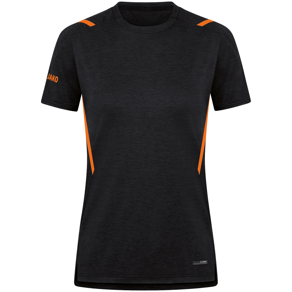Jako Damen T-Shirt Challenge schwarz-orange