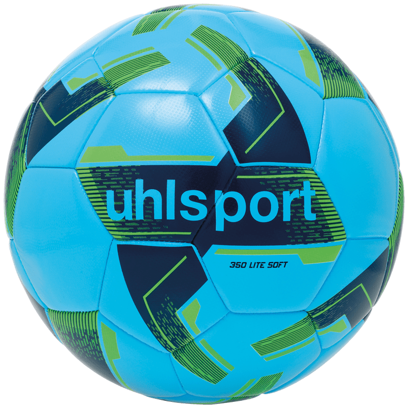 Uhlsport Fußball Lite Soft 350 eisblau/marine/fluo grün