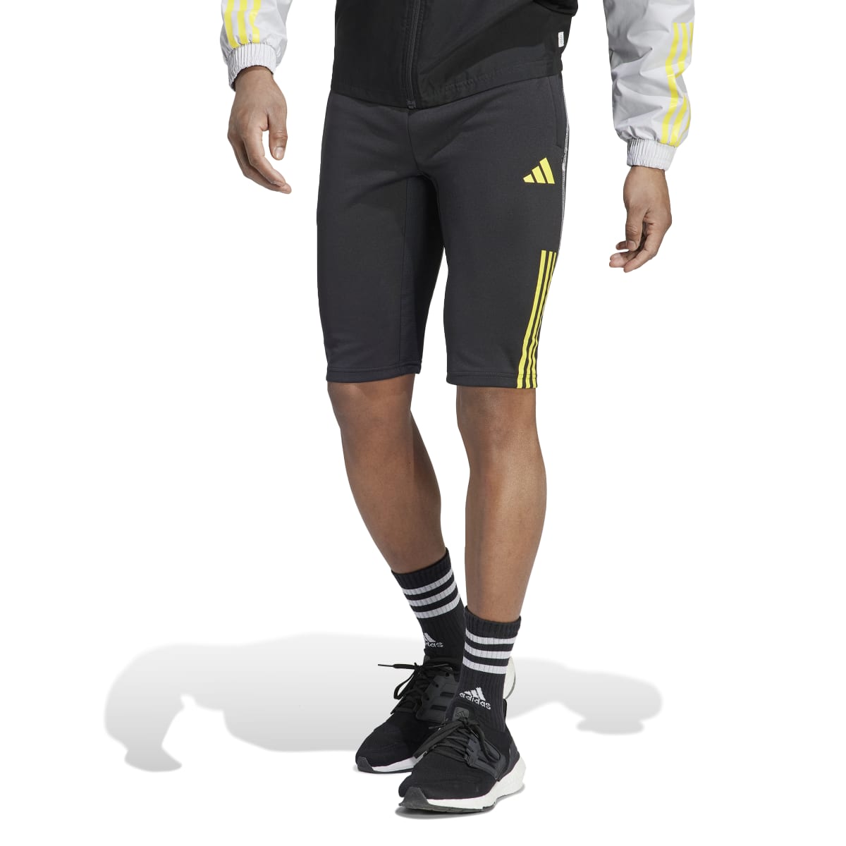 Adidas Halbe Trainingshose Tiro 23 Competition Black | Impact Yellow