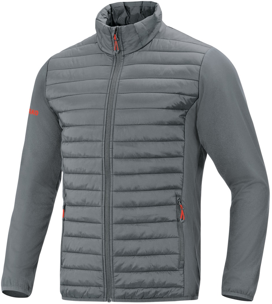 Jako Premium Hybridjacke steingrau