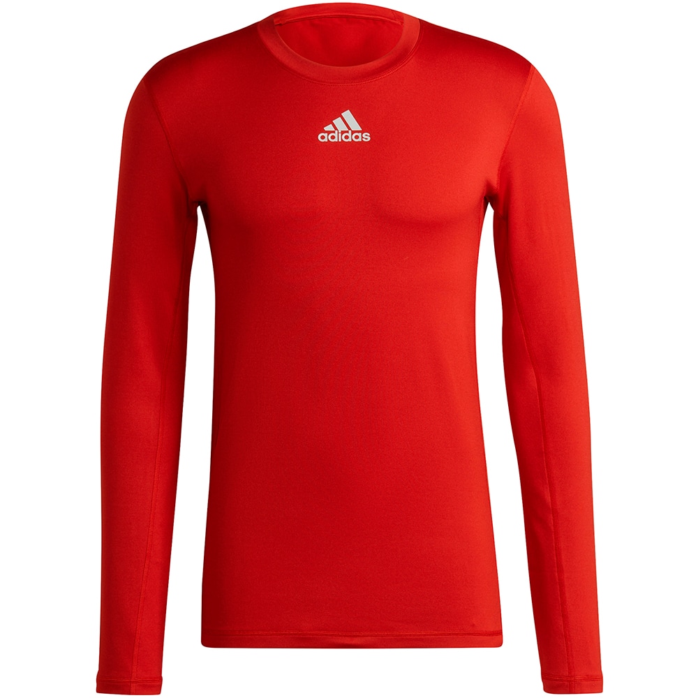 Adidas Herren Langarm Shirt Techfit Climawarm rot
