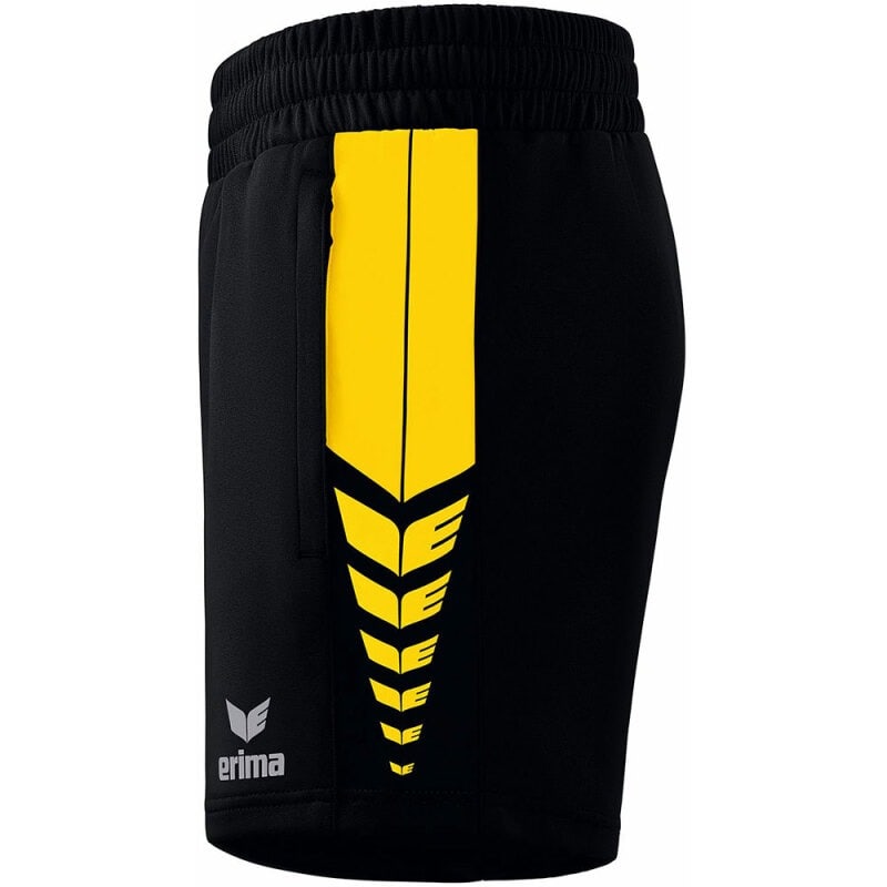 Erima Damen Training Shorts Six Wings schwarz-gelb