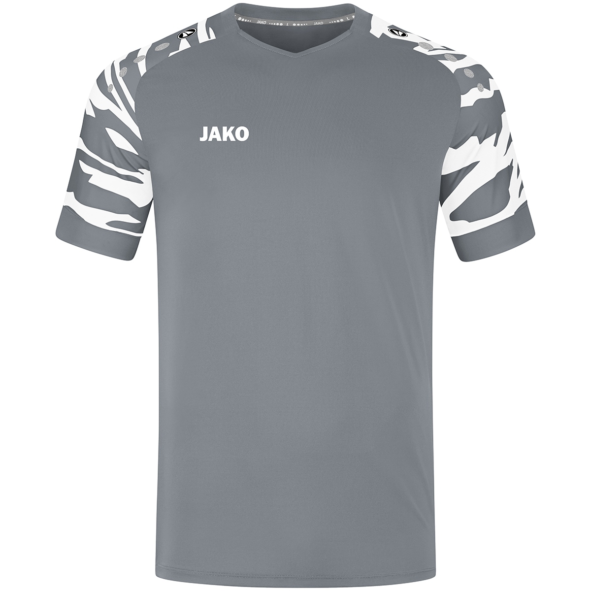 Jako Herren Trikot Wild steingrau/weiß