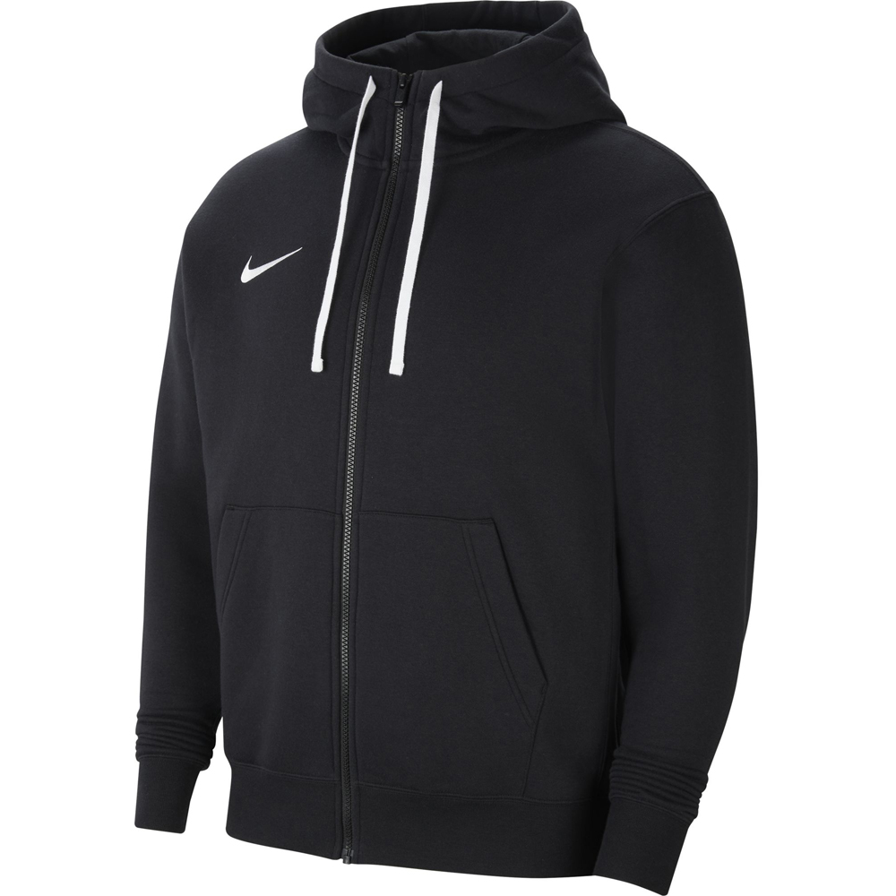 Nike Herren Full Zip Fleece Hoodie Park 20 schwarz-weiß