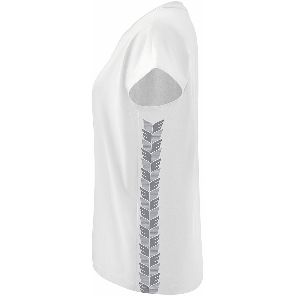Erima Damen T-Shirt Essential Team weiß-grau
