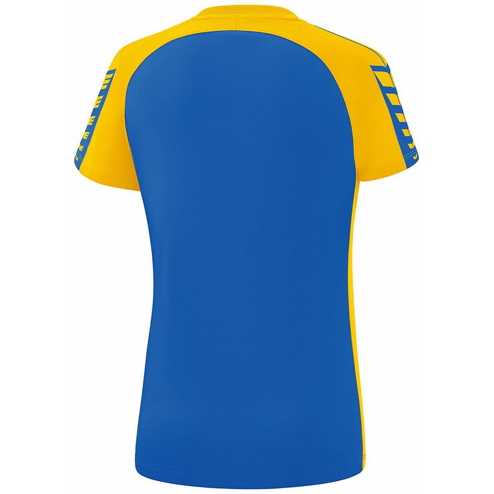 Erima Damen T-Shirt Six Wings blau-gelb