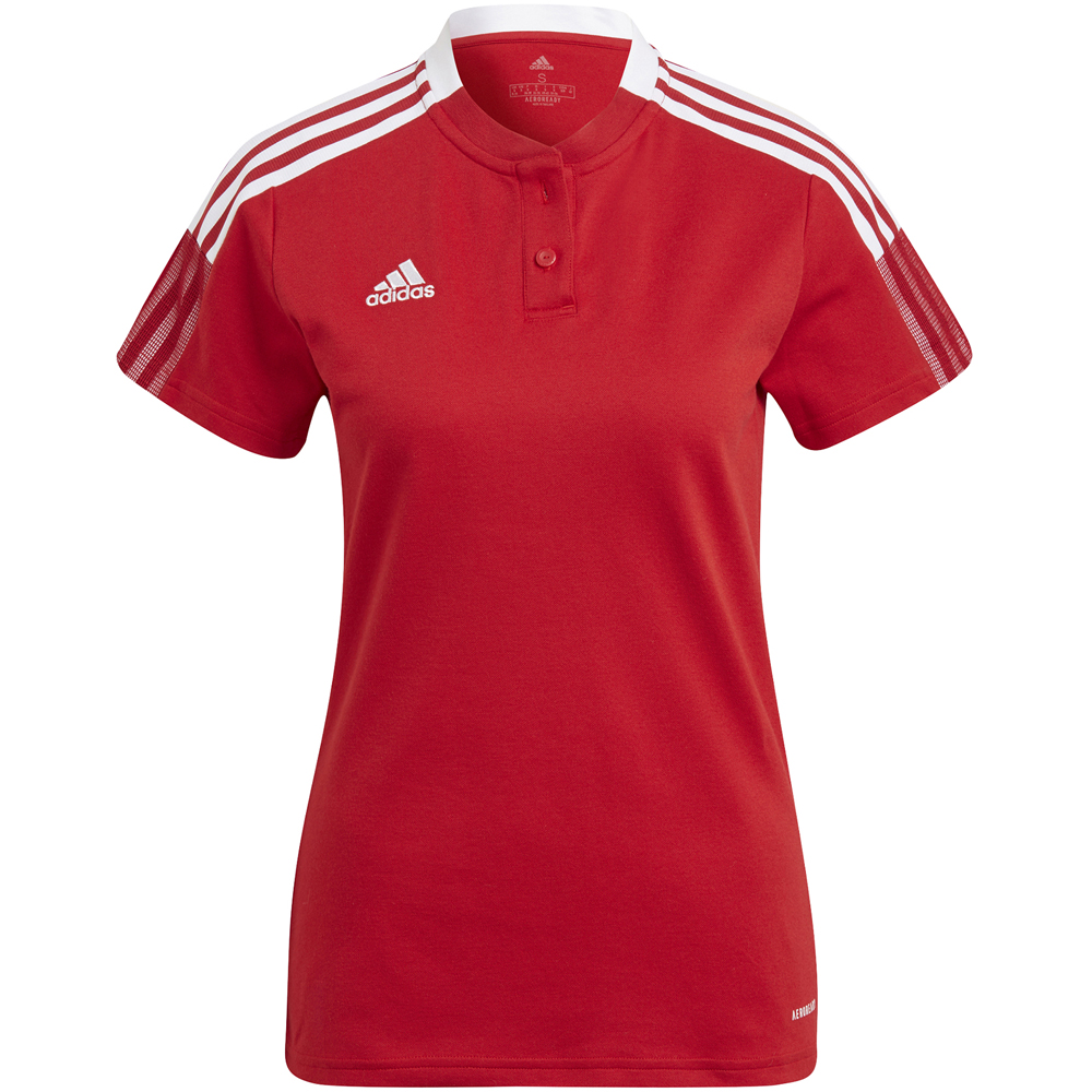 Adidas Damen Poloshirt Tiro 21 rot