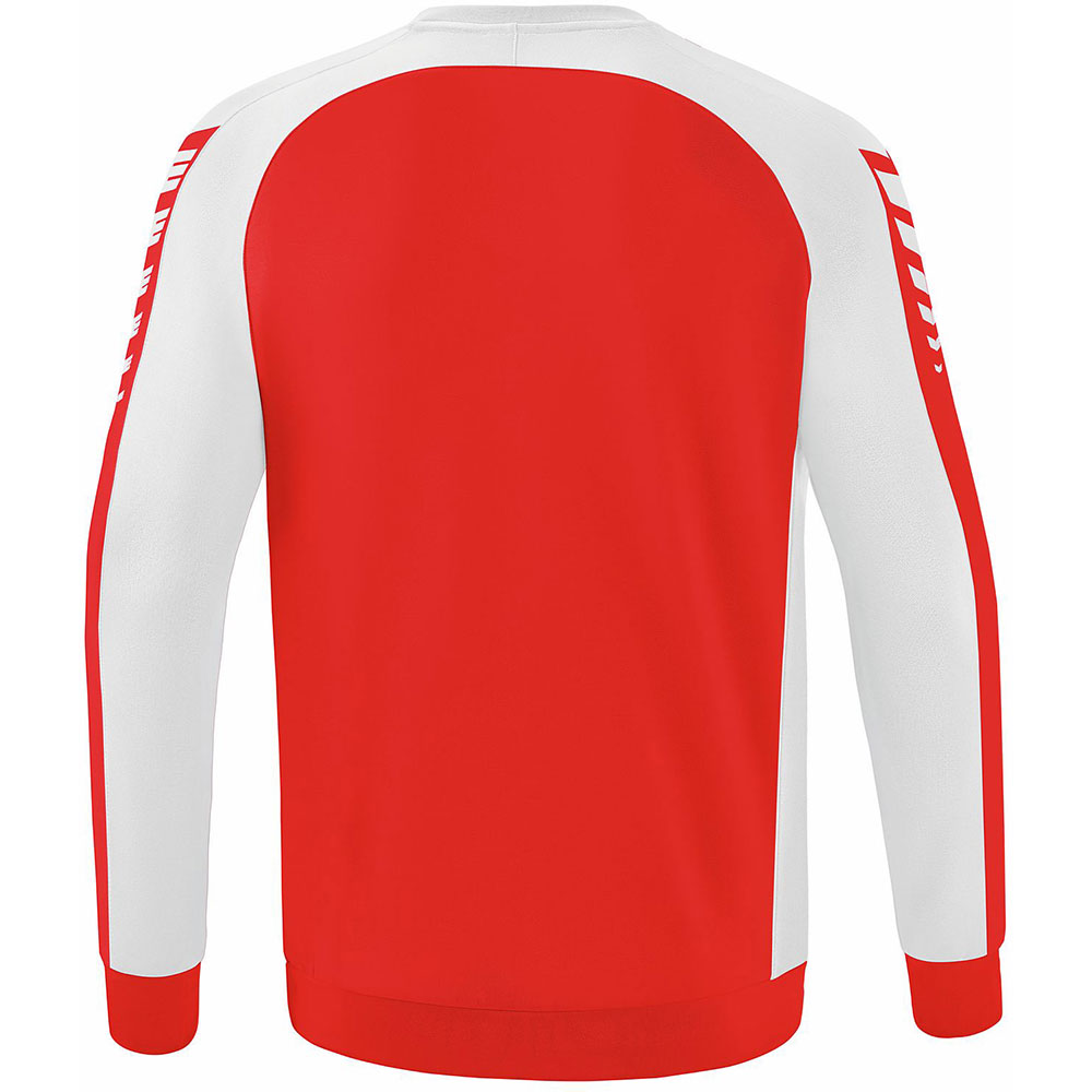 Erima Sweatshirt Six Wings rot-weiß