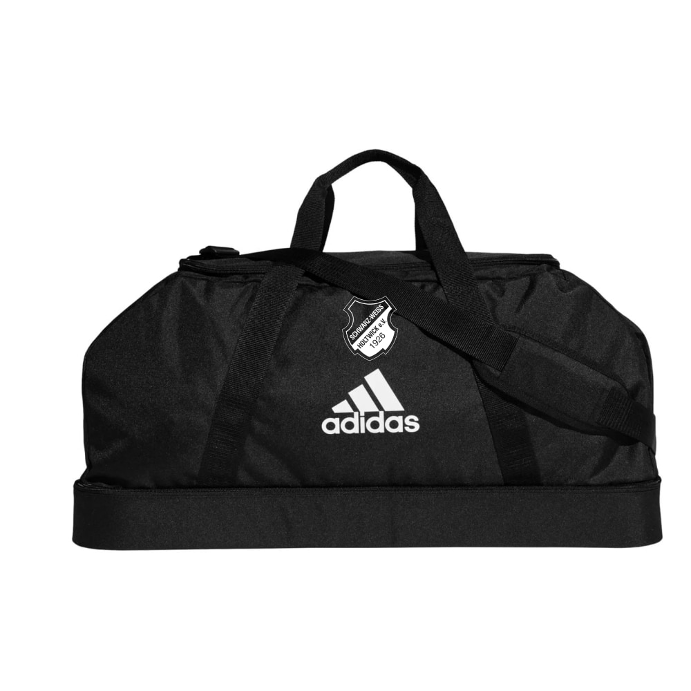 Adidas Trainingstasche mit Bodenfach Tiro S schwarz-weiß