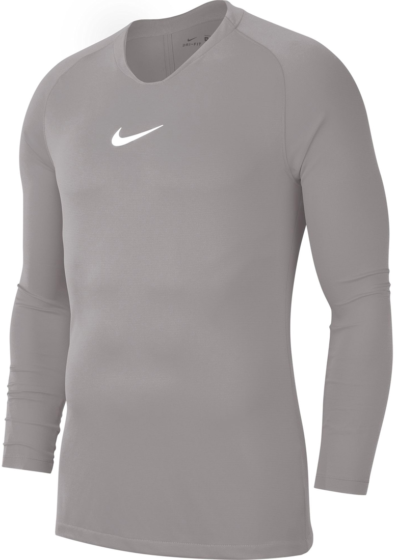Nike Park First Layer Langarm Shirt pewter grey-weiß