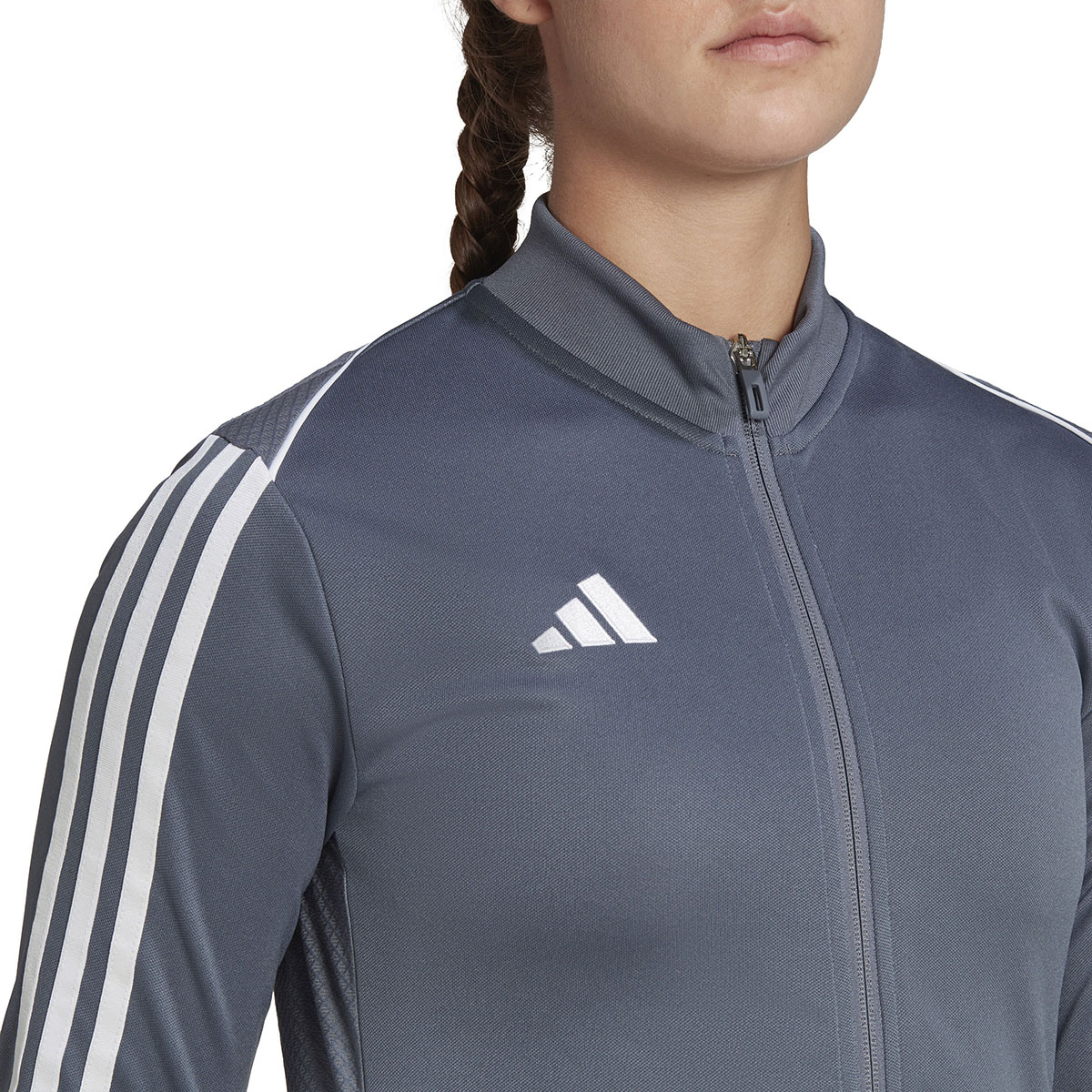Adidas Damen Trainingsjacke Tiro 23 grau