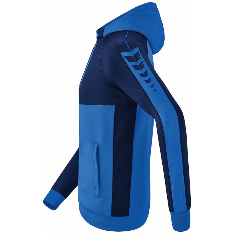 Erima Kinder Trainingsjacke mit Kapuze Six Wings blau