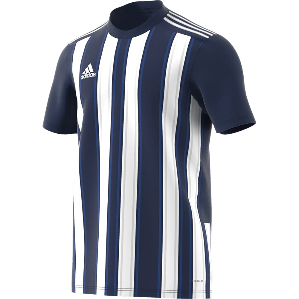 Adidas Kurzarm Trikot Striped 21 blau-weiß