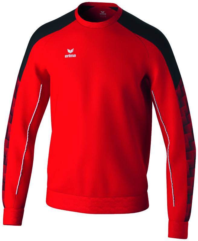 Erima EVO STAR Sweatshirt rot schwarz