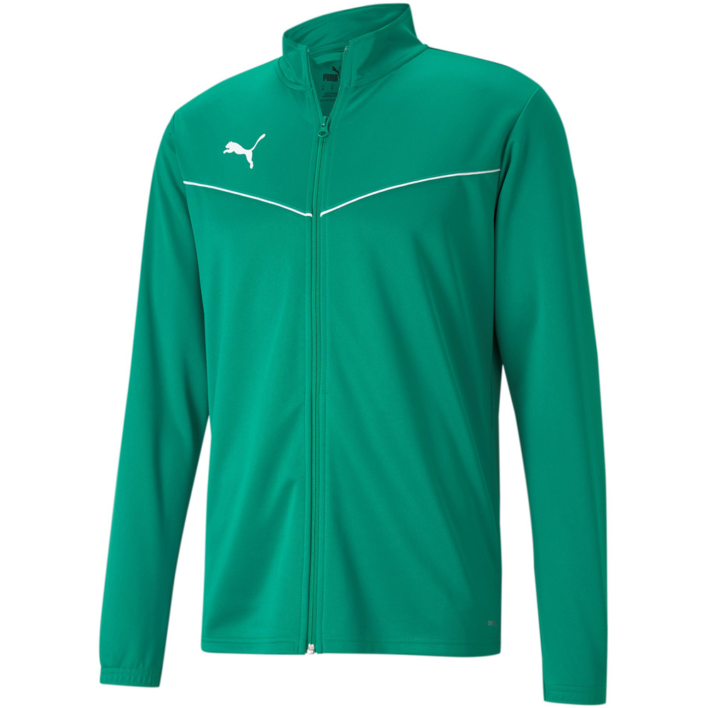 Puma Polyester Trainingsjacke teamRISE grün-weiß