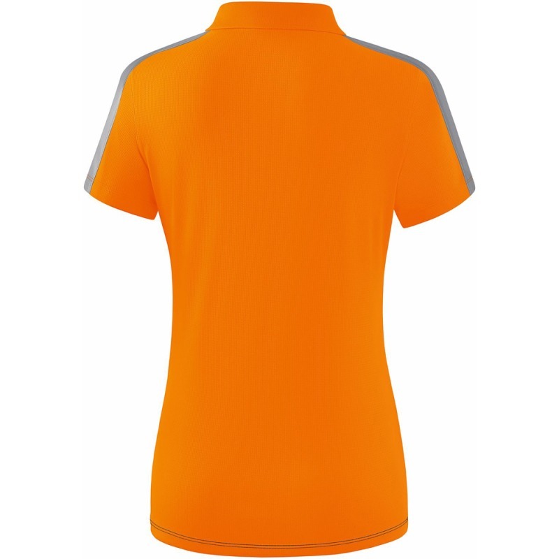 Erima Damen Poloshirt Squad orange-grau