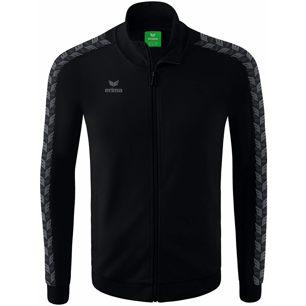 Erima Kinder Trainingsjacke Essential Team schwarz-grau