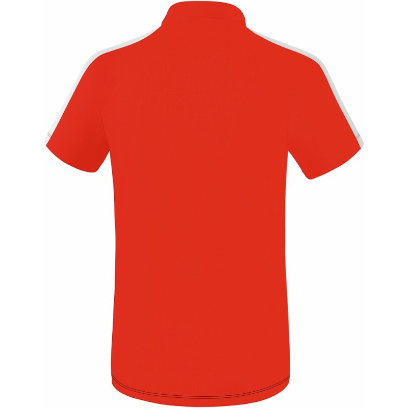 Erima Herren Poloshirt Squad rot-schwarz-weiß