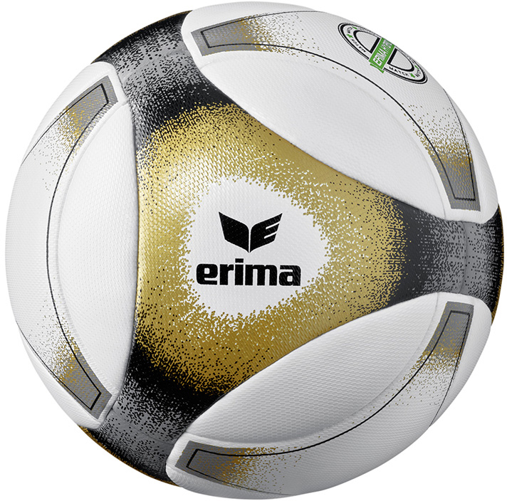 Erima Hybrid Match Fußball schwarz-gold