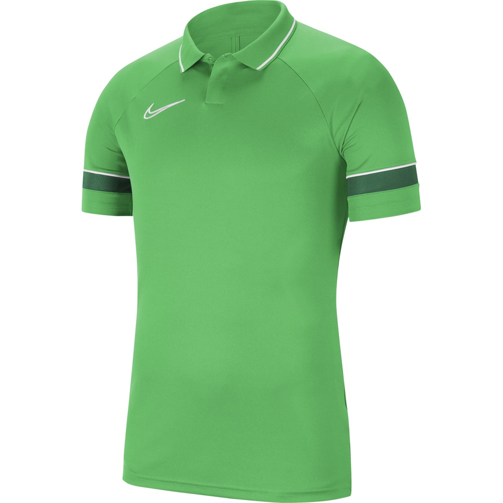 Nike Herren Poloshirt Academy 21 grün-weiß