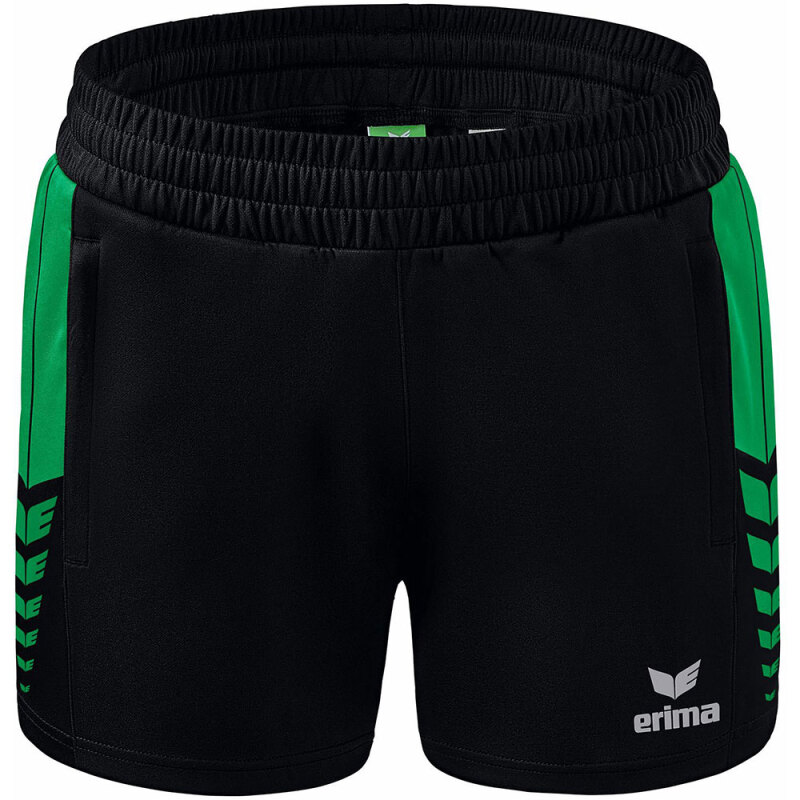 Erima Damen Training Shorts Six Wings schwarz-grün