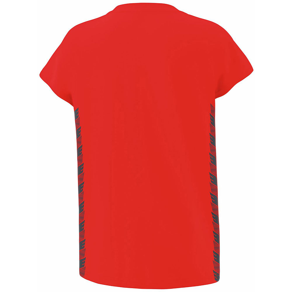 Erima Damen T-Shirt Essential Team rot-grau