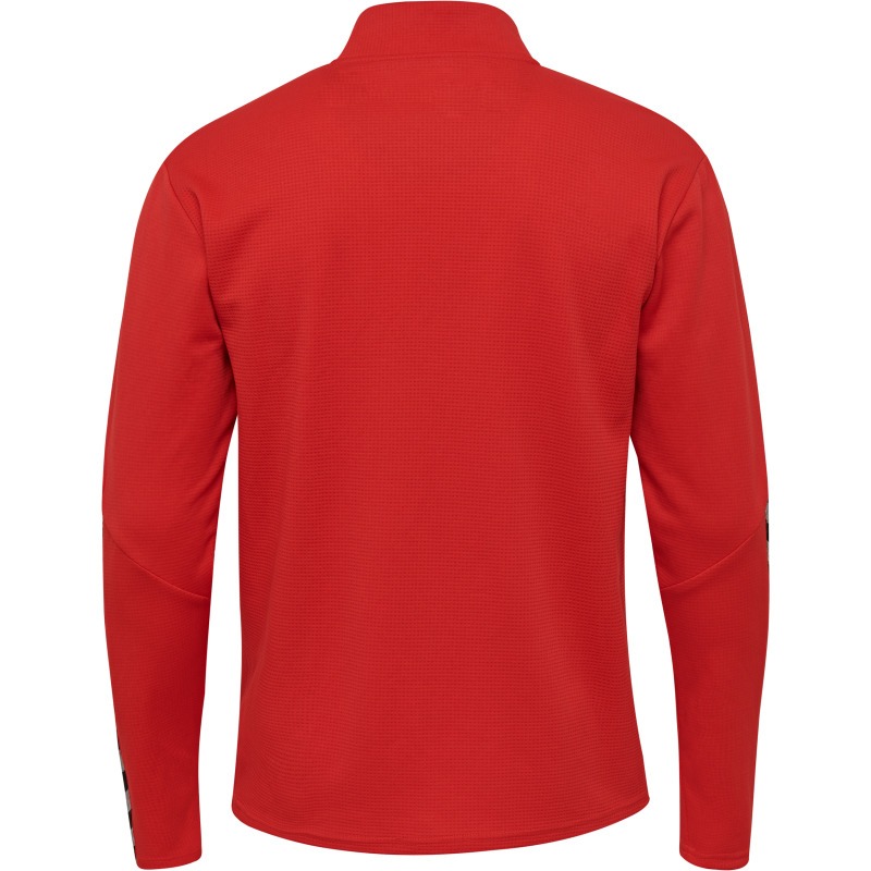 Hummel Hmlauthentic 24 Half Zip Sweatshirt true red